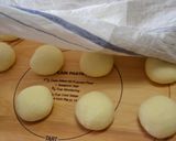ハムマヨロールパン♪作り方1写真