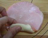 ハムマヨロールパン♪作り方4写真