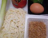 冷凍うどんDE冷やし納豆うどん作り方1写真