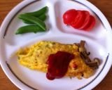 キノコ沢山オムレツ作り方4写真