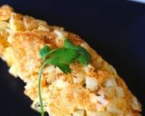 朝食☆角切りじゃがいもとチーズのオムレツ作り方3写真