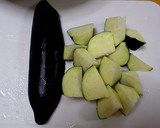 豚バラと茄子のこってり味噌炒め作り方1写真