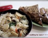 こどもの日＊ちまき風たけのこおこわ＊作り方7写真