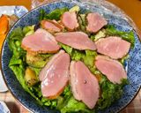 桃と鴨パストラミのサラダ作り方5写真