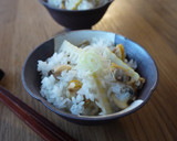あさりとたけのこの炊き込みごはん作り方5写真