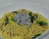 シラス、菜の花、エリンギの和風パスタ作り方11写真