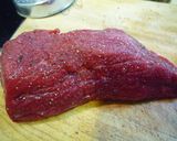 牛もも肉のオリーブ油ソース作り方1写真