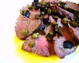 牛もも肉のオリーブ油ソース作り方5写真