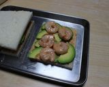 アボカドと小エビのサンドイッチ　　作り方4写真