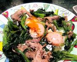 ほうれん草と豚肉のポパイ炒め作り方5写真