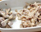 韓国料理ー栄養、旨みたっぷりの鶏のお粥作り方3写真