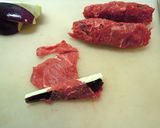 牛肉のなすロールトマト煮込み作り方1写真