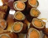 お弁当に！さわやか～しそと人参の肉巻き作り方4写真