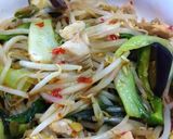 辛うま！鶏肉とピーマンとナスの豆板醤炒め作り方7写真