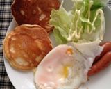 マヨでお一人様用★パンケーキ作り方7写真