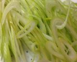 ナスとひき肉の蒸し物・ネギ餡かけ作り方4写真