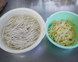 筍と牛蒡と豚肉の炒め物（竹筍牛蒡炒肉絲）作り方2写真