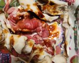 レンジ6分♪豚にら舞茸♪今日の晩御飯作り方1写真