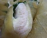 お弁当に☆鶏ささみの紫蘇＆チーズ春巻き作り方6写真