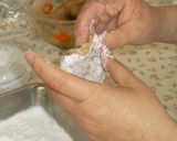 新食感♪もち麦スイーツ　いちご大福作り方4写真