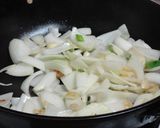 台湾料理～炒鱔魚（タウナギの炒めもの）作り方3写真