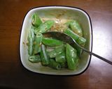 スナップエンドウのもろみ味噌マヨ和え作り方4写真