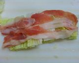 ☆白菜とバラ肉ミルフィーユ蒸し☆レンジ♪作り方1写真