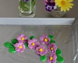 紫色の花（マジパン細工）作り方11写真