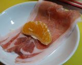 簡単♪お弁当にも☆豚肉のデコポン巻き♪作り方1写真