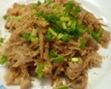 豚肉としめじの生姜醤油ゴマ炒め作り方5写真