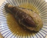 ナスとひき肉の蒸し物・ネギ餡かけ作り方6写真