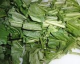 ほうれん草入りミートソース丼作り方4写真