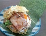 まさかの…そのまんま♪ラーメンバーガー！作り方8写真