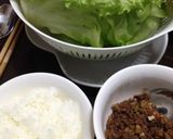 甘辛ピリっと☆レタス巻ライス作り方5写真