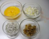 我が家の定番納豆チャーハン作り方1写真
