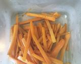 塩味にんじんナムル（キンパ用）作り方4写真
