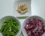 ★砂肝の香味炒め★作り方1写真