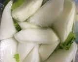 切って❣ギュッギュ➡早く食べたい大根漬け作り方5写真