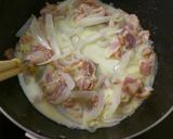焼きうどん(カルボナーラ風)作り方3写真