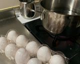 たまご！半熟ゆで卵で味玉トロトロおつまみ作り方1写真