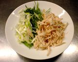 鶏胸でネギ塩パスタ作り方2写真