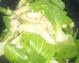 チンゲン菜☆ラー油炒め作り方3写真