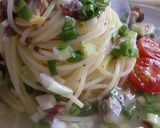 ★アサリ～アンチョビの冷製パスタ★作り方6写真