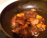 お弁当向きのカボチャと鶏モモ肉キンピラ風作り方4写真