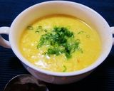 トロトロ～コーンと玉子のスープ中華風♪作り方5写真