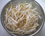 もやしと豚バラのごま風味炒め作り方1写真