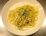 鶏胸でネギ塩パスタ作り方6写真