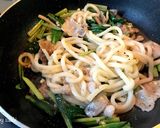 ガーリックバター醤油焼うどん作り方5写真