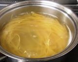 筍のバジルソーススパゲッティ作り方2写真