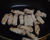 たけのこと豚肉のオイマヨ炒め作り方1写真